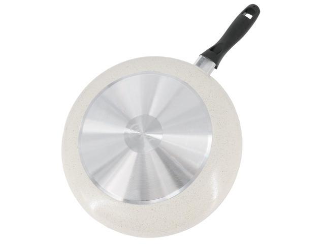 Oster Clairborne 12 Inch Round Nonstick Aluminum Frying Pan in Linen