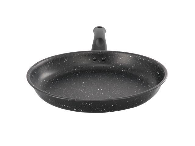 Gibson Home Delhi 11 Inch Round Nonstick Carbon Steel Frying Pan in Black