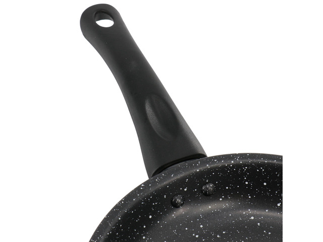 Gibson Home Delhi 8 Inch Round Nonstick Carbon Steel Frying Pan in Black