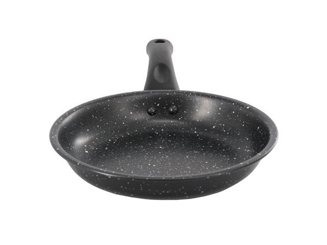 Gibson Home Delhi 8 Inch Round Nonstick Carbon Steel Frying Pan in Black