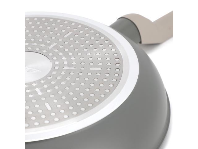 Oster Ambrose 12 Inch Nonstick Aluminum Frying Pan in Matte Grey