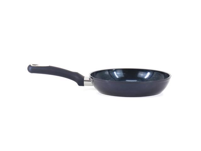 Oster Hawke 9.5 Inch Ceramic Nonstick Aluminum Frying Pan in Dark Blue
