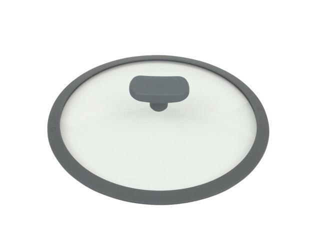 Oster Rooney 4.1 Quart Ceramic Nonstick Cast Aluminum Saute Pan with Lid in Grey