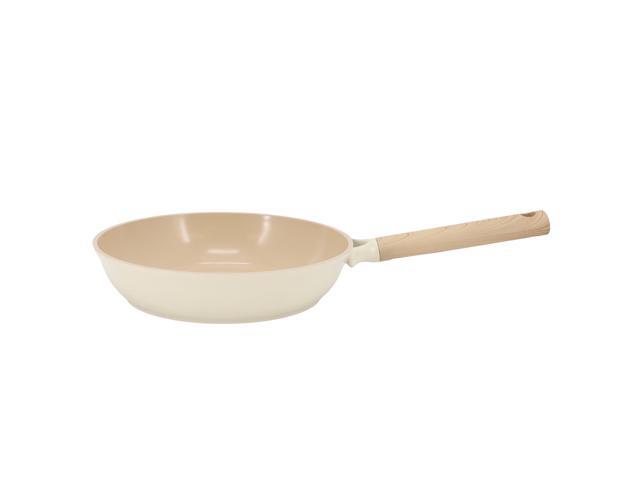 Gibson Elite Folkstone 10 Inch Ceramic Nonstick Cast Aluminum Frypan in Beige