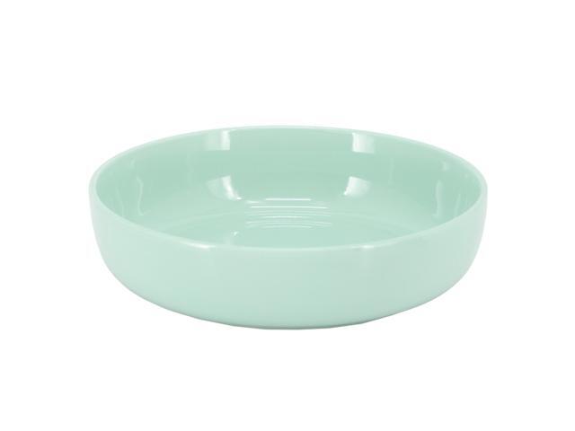 Elama Duncan 18 Piece Porcelain Dinnerware Set in Mint