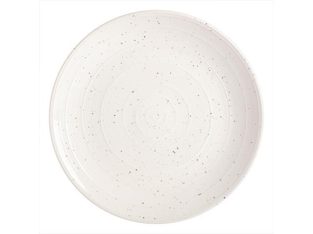 Gibson Elite Ramapo 12 Piece Stoneware Dinnerware Set in White Speckle