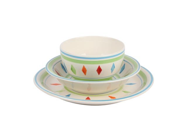 Gibson Home Heidy 12 Piece Durastone Dinnerware Set