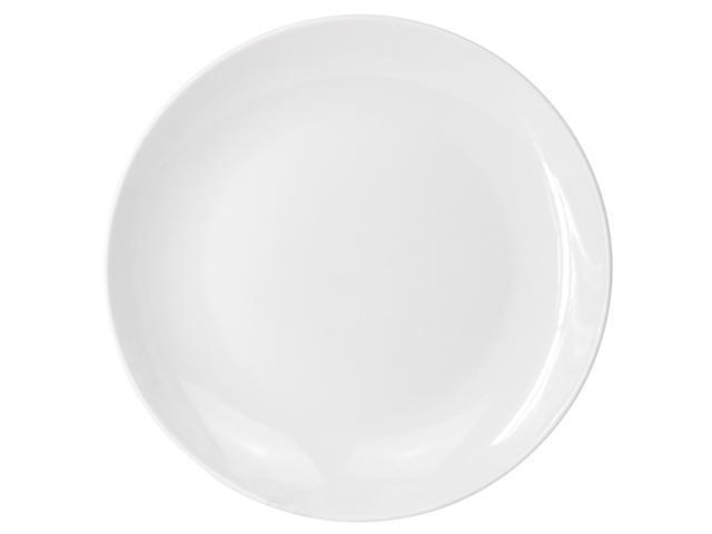 Elama Porcelain 12 Piece Large Round Dinner Plate Set in White