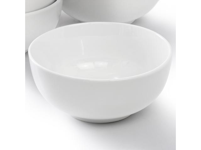 Elama Professional Kitchen 12 Piece Porcelain Bowl Set in White