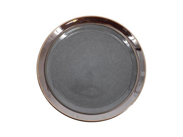 Gibson Elite Priya 16 Piece Stoneware Reactive Glaze Dinnerware Set in Grey