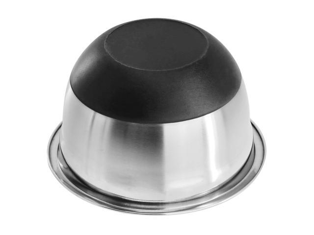 Oster Oswalt 3 Piece Mixing Bowl Set with Non-Slip Bases in Silver