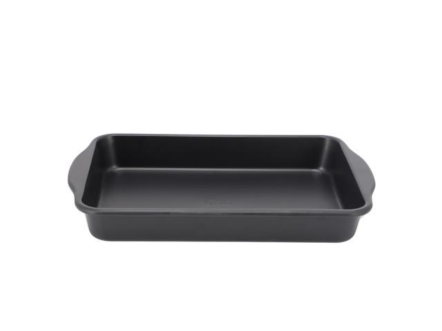 Oster Teston Platinum Collection 13x9 Inch Nonstick Carbon Steel Baking Pan in Matte Black