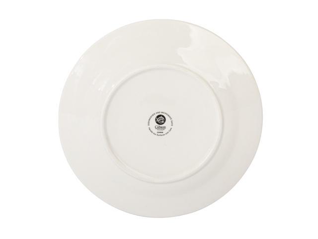 Gibson Everyday Yarbury 16 Piece Fine Certamic Dinnerware Set in White