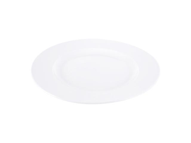 Our Table Simply White 6 Piece 8 Inch Porcelain Salad Plate Set