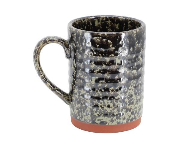 Gibson Home Terra Bella 4 Piece 18.5 Ounce Terracota Mug Set in Peacock Green