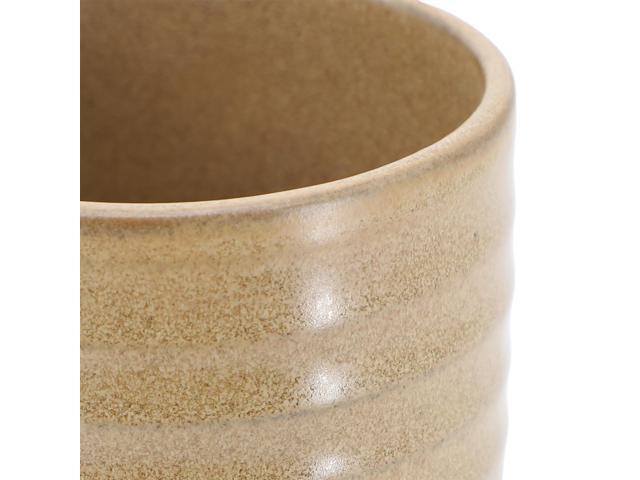 Gibson Home Terra Bella 4 Piece 18.5 Ounce Terracotta Mug Set in Sandstone