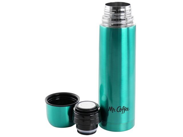 Mr. Coffee Javelin 2 Piece Thermal Bottle and Travel Mug Set in Emerald Green