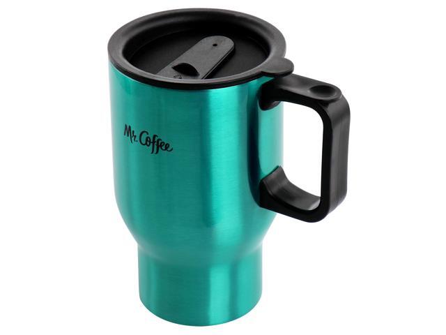 Mr. Coffee Javelin 2 Piece Thermal Bottle and Travel Mug Set in Emerald Green