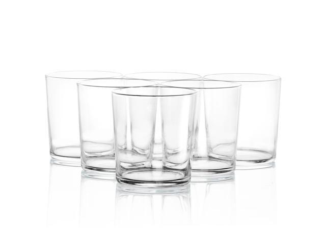 Martha Stewart 12 Piece Bowey Double Old Fashion and Highball Glassware Set