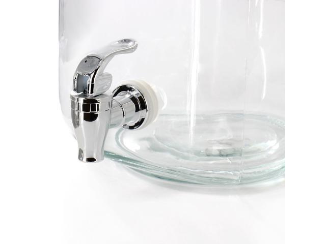 Gibson Home Ferris 1.3 Gallon Glass Beverage Dispenser with Rope Handle