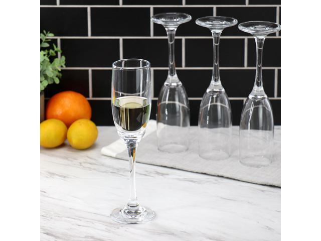 Gibson Home Belinni 4 Piece 6.4oz Fluted Champagne Glass Set