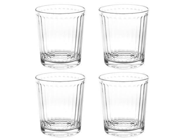 Gibson Home Moonstone 4 Piece 13.5 Ounce Double Old-Fashioned Glass Set