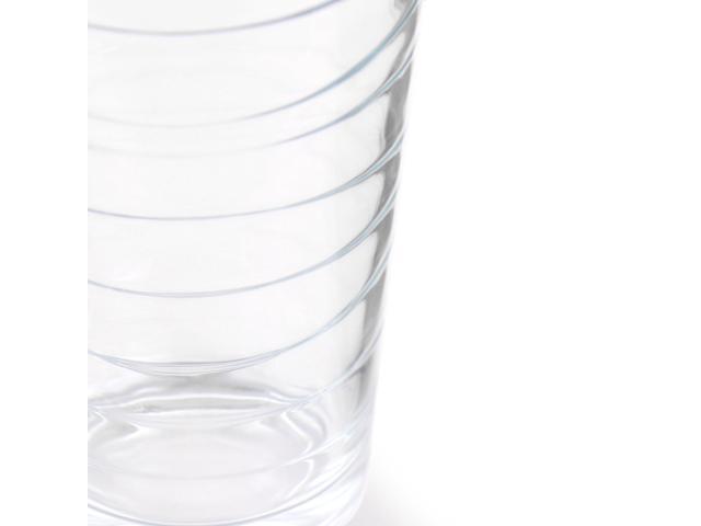 Gibson Home 4 Piece 13.5 Ounce Swirl Glass Tumbler Set