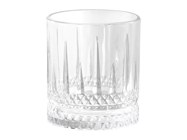 Gibson Home 4 Piece 13 Ounce Iceberg Embossed Double Old-Fashioned Glass Set