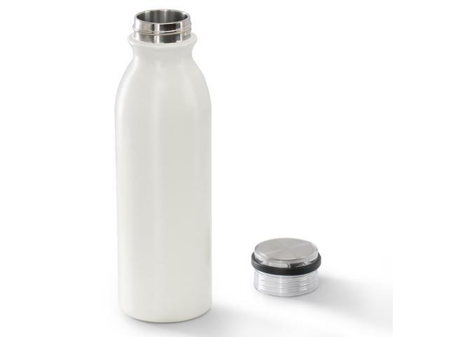 Gibson Home Marina 20oz Stainless Steel Thermal Bottle with Acrylic Lid in Cream
