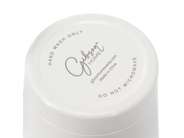 Gibson Home Marina 18oz Stainless Steel Thermal Tumbler with Acrylic Lid in Cream