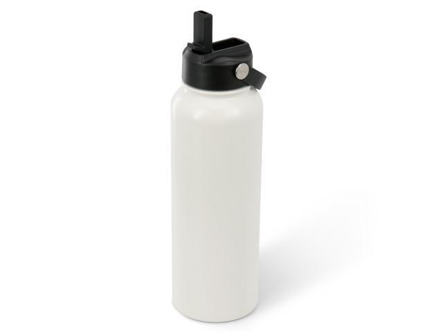 Gibson Home Marina 38oz Stainless Steel Thermal Bottle with Lid in Cream
