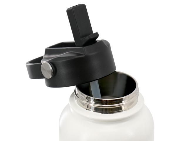 Gibson Home Marina 38oz Stainless Steel Thermal Bottle with Lid in Cream