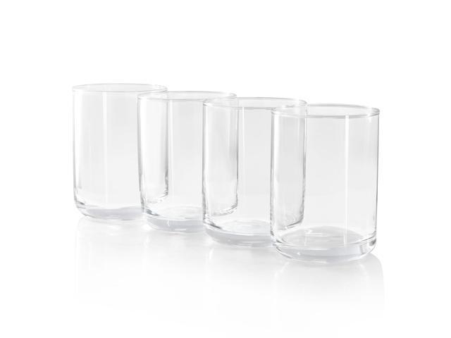 Gibson Home Emory 4 Piece 15 Ounce Double Old Fashioned Clear Glass Set