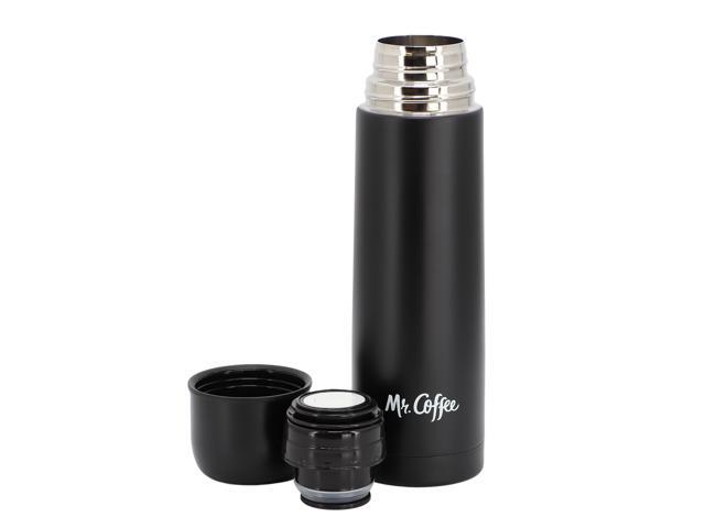 Mr. Coffee Javelin 2 Piece Thermal Bottle and Travel Mug Set in Black