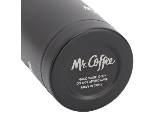 Mr. Coffee Javelin 2 Piece Thermal Bottle and Travel Mug Set in Black