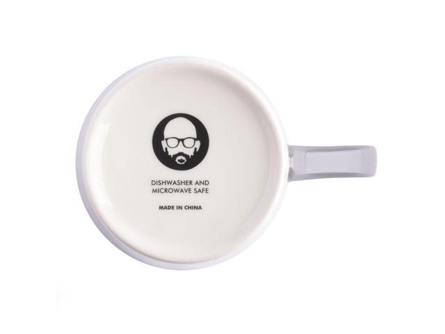 Babish 17 Ounce Fine Ceramic Born & Bread Mug in White