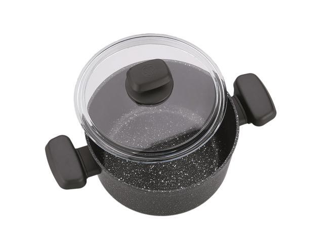 Korkmaz Ornella 2 Piece 4 Liter Aluminum Nonstick Low Casserole Dish with Lid
