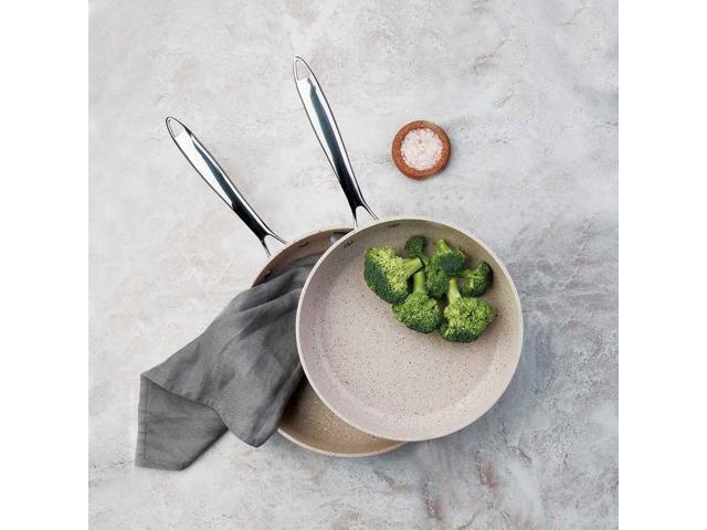 Korkmaz Granita 9.5 Inch Nonstick Tava and Frypan in Tan