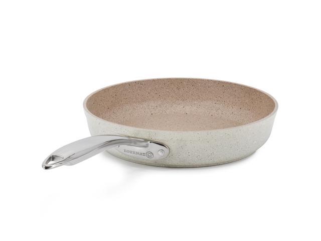 Korkmaz Granita 10 Inch Nonstick Tava and Frypan in Tan