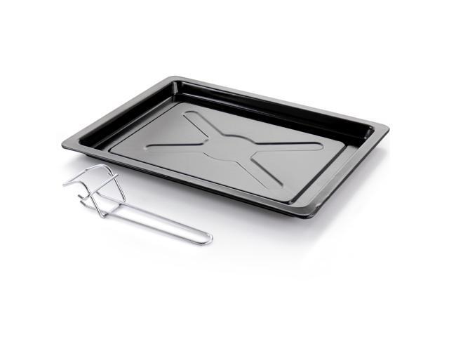 Better Chef Chef Central XL Toaster Oven and Broiler with Dual Solid Element Burners in Black