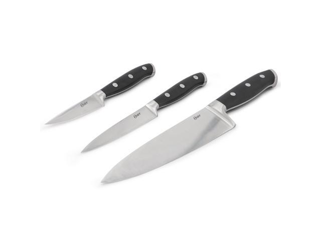 Oster Ginley 3 Piece Stainless Steel Cutlery Set in Black
