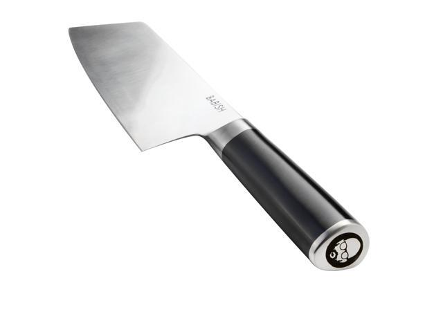 Babish 7.5 Inch High-Carbon Stainless Steel Full Tang Clef Knife in Black