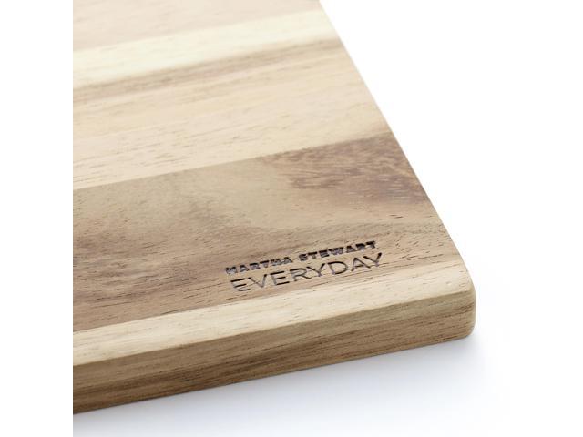 Martha Stewart Everyday Westhaven 15 x 11 Inch Rectangle Acacia Wood Cutting Board
