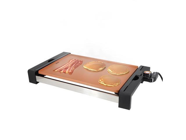 MegaChef 21.63 Inch Copper Electric Grill with Non-Stick Coating