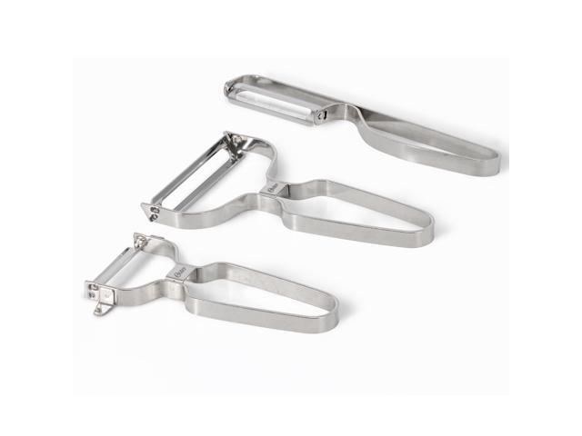 Oster Baldwyn 3 Piece Stainless Steel Lightweight Peeler Set in Silver