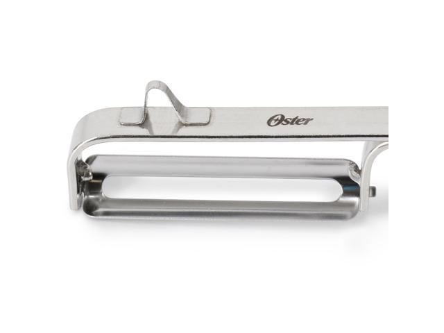 Oster Baldwyn 3 Piece Stainless Steel Lightweight Peeler Set in Silver
