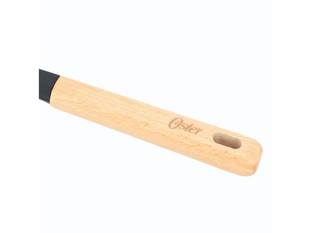 Oster Marion 5 Piece Silicone and Wood Kitchen Tool Set in Black