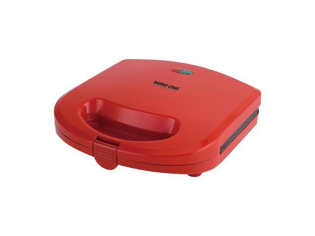 Better Chef Electric Nonstick Waffle Maker in Red