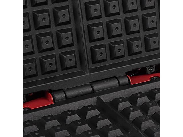 Better Chef Electric Nonstick Waffle Maker in Red