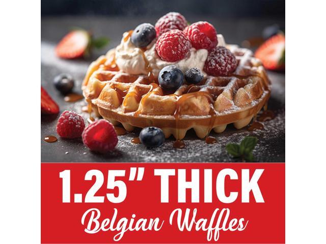 Brentwood 5-Inch Non-Stick Flip Belgian Waffle Maker